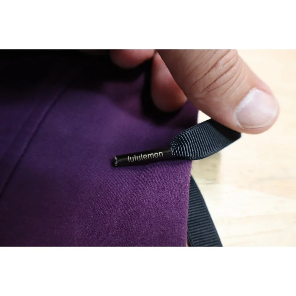 Womens Lululemon Purple Yoga Pants Gym Workouts Size 2‎ Joggers Draw String